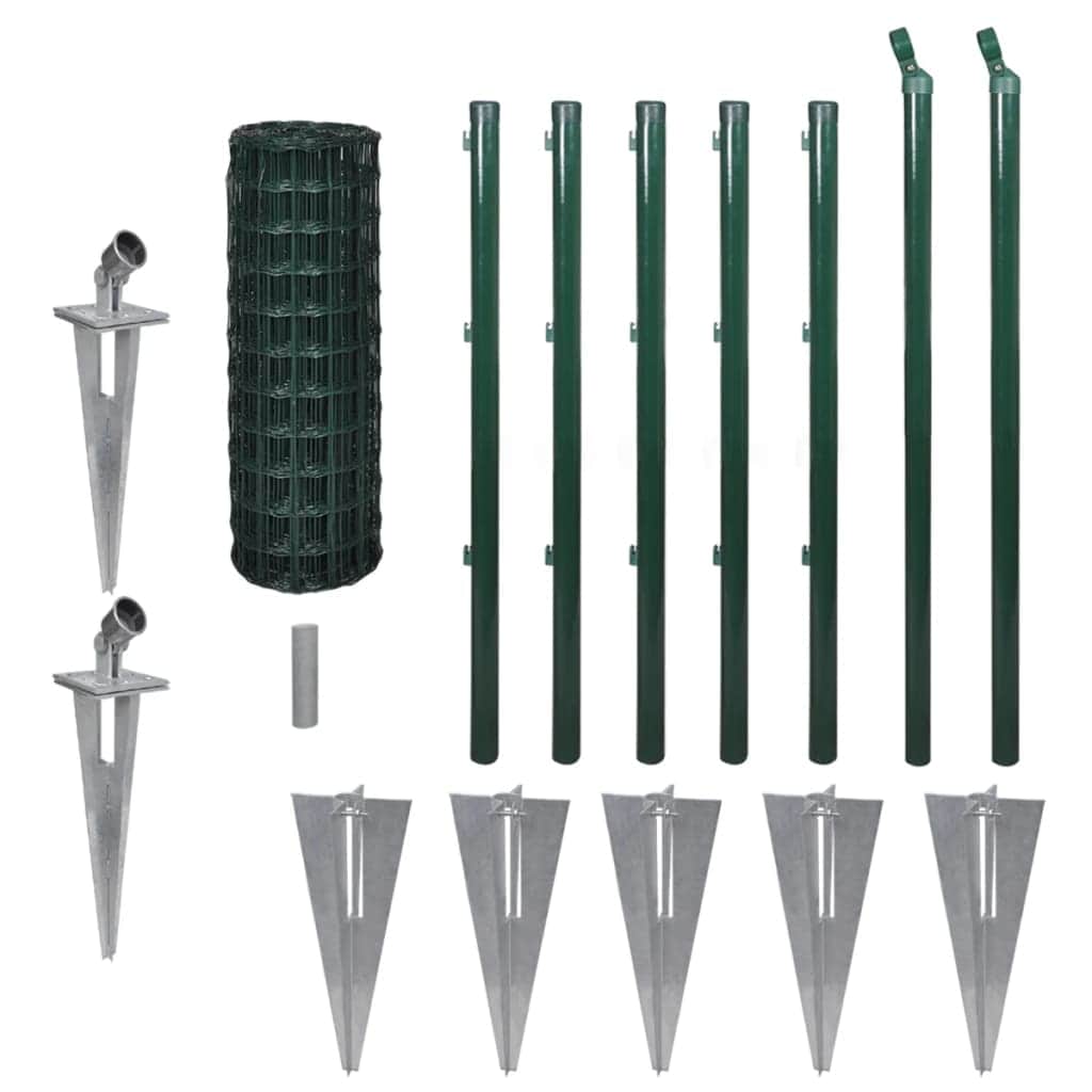 Green colour - Euro Fence Steel Green S