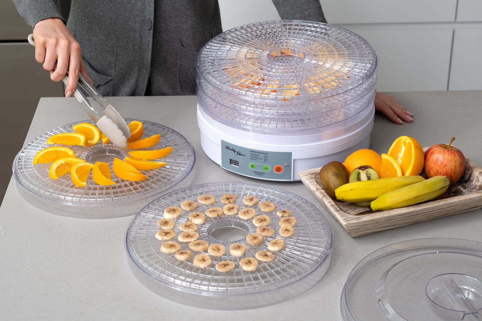 European Design Food Dehydrator/ Preserver W/ 2 Power Levels, Food Dehydrators - photo 7