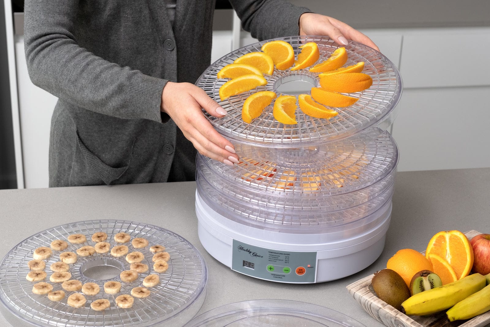 European Design Food Dehydrator/ Preserver W/ 2 Power Levels with Food Dehydrators - photo 8