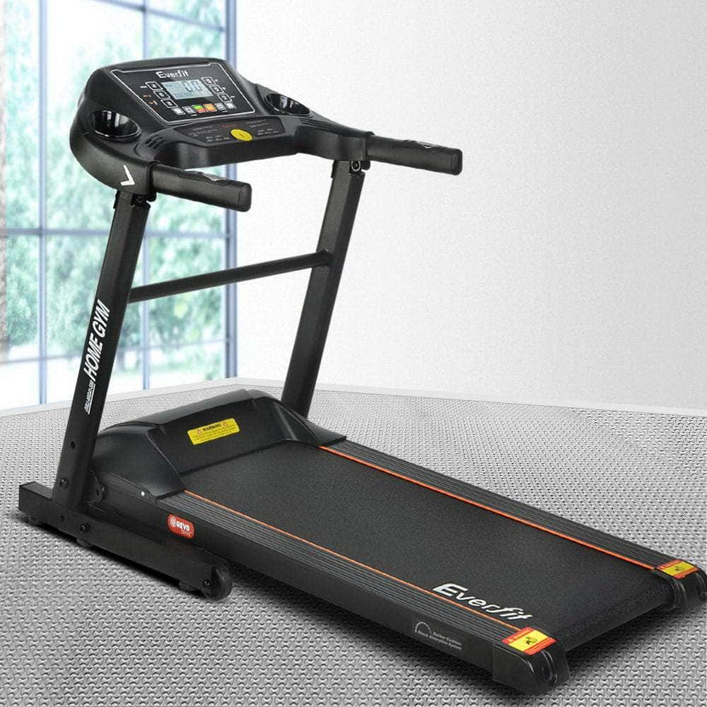 Everfit Electric Treadmill 40cm Running Home Gym Fitness Machine Black