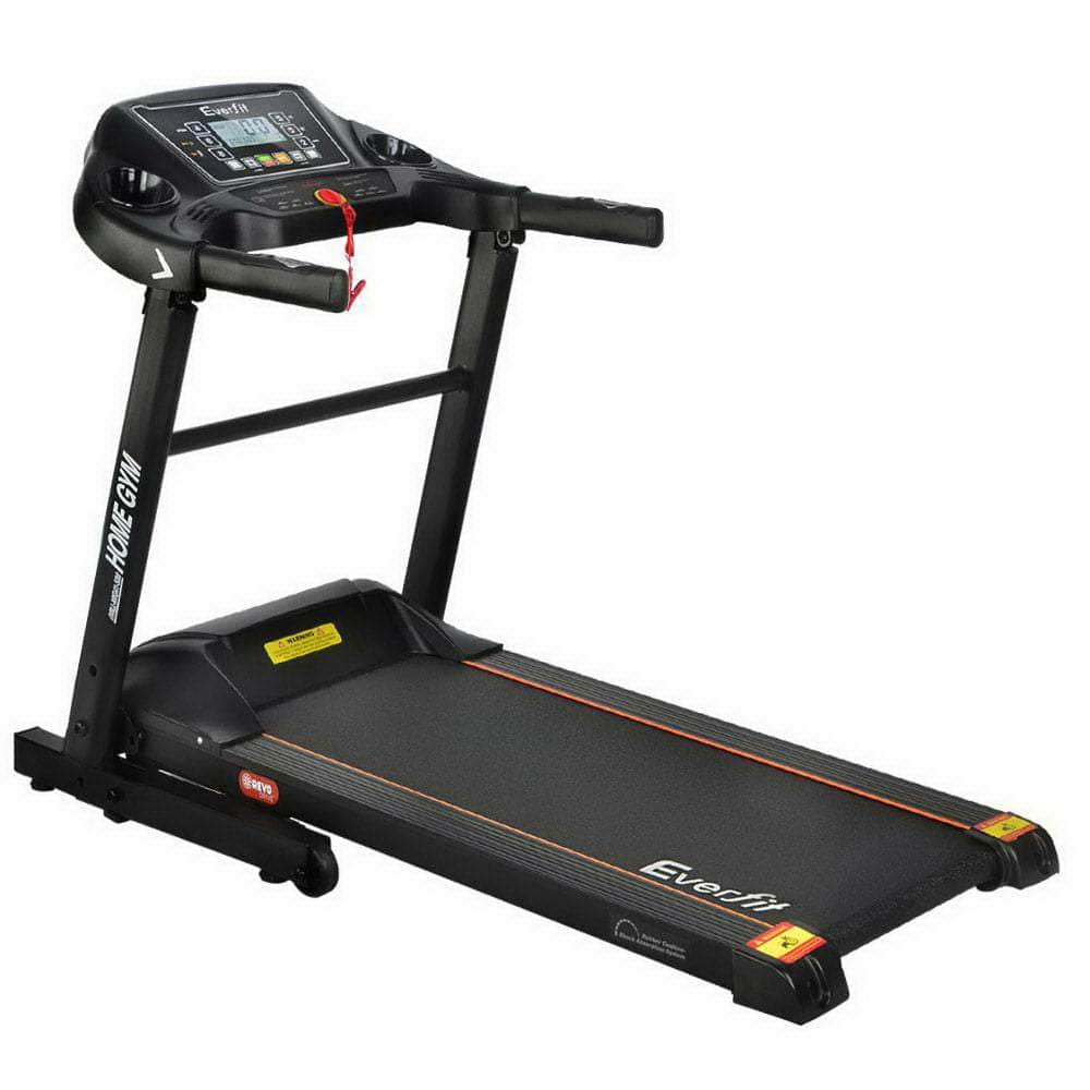 Everfit Electric Treadmill 40cm Running Home Gym Fitness Machine Black