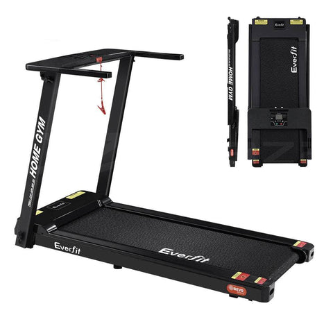 Treadmill Electric Home Gym Fitness Exercise Fully Foldable 420Mm Black