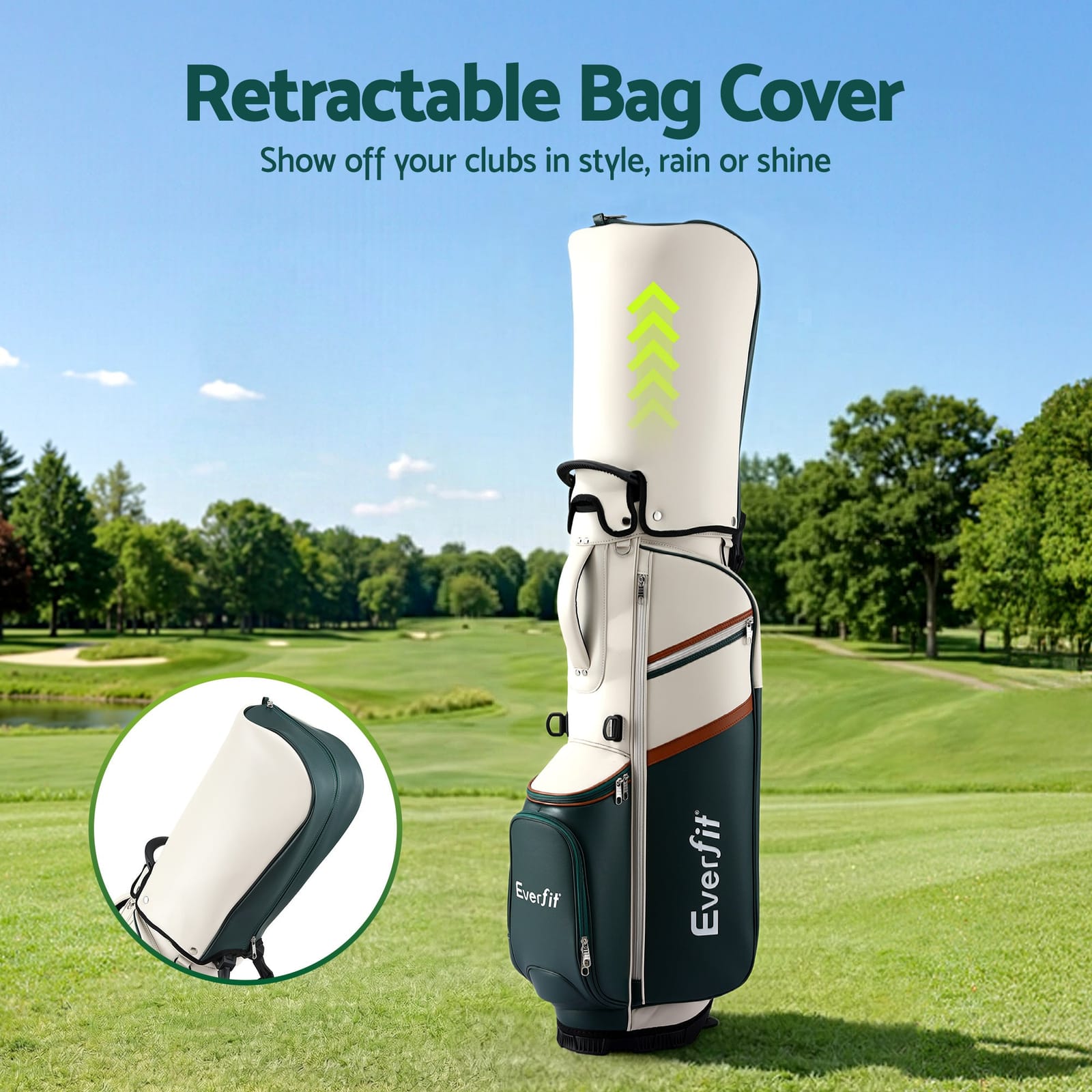 Golf Stand Bag Dual Strap Carry Bag, Sports & Fitness