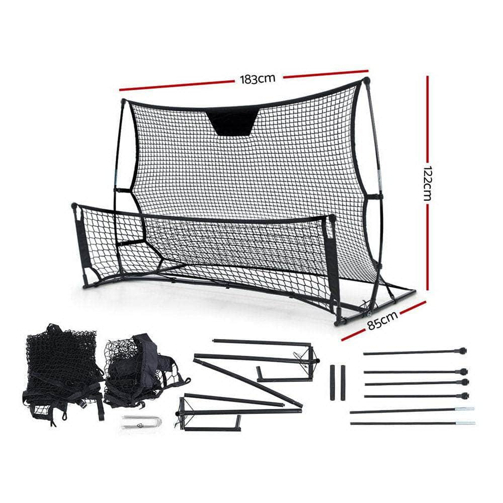 Everfit Portable Soccer Rebounder Net Volley Training Football Goal Pass Trainer