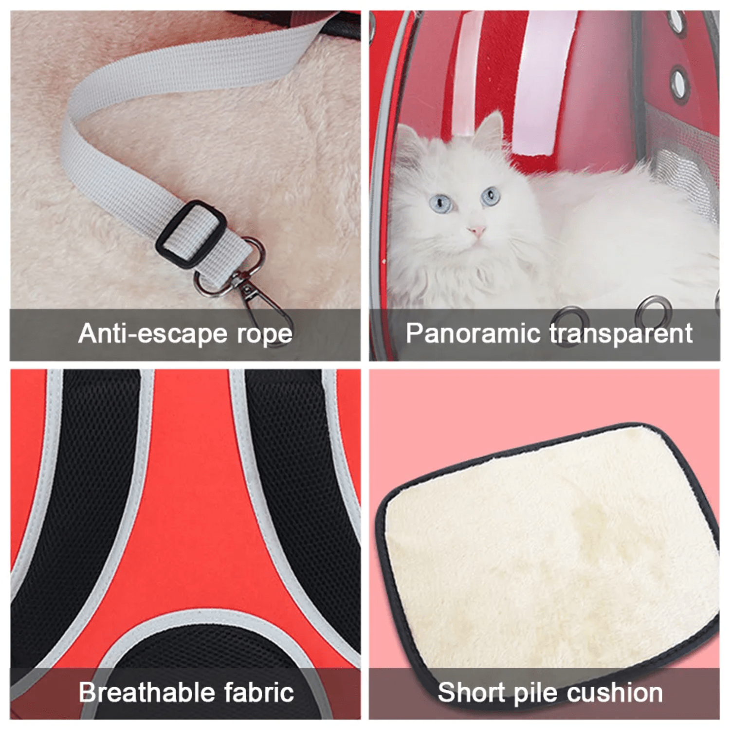 Expandable Space Capsule Backpack - Model 1 (Red)