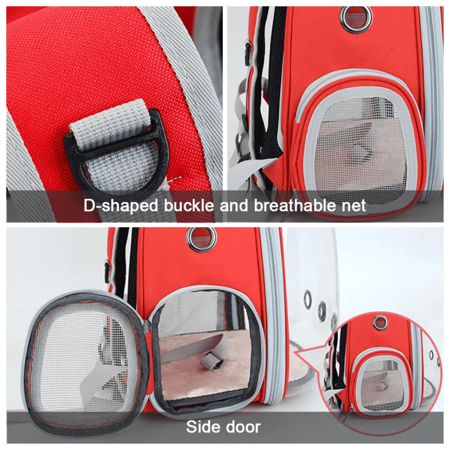 Expandable Space Capsule Backpack - Model 1 (Red)