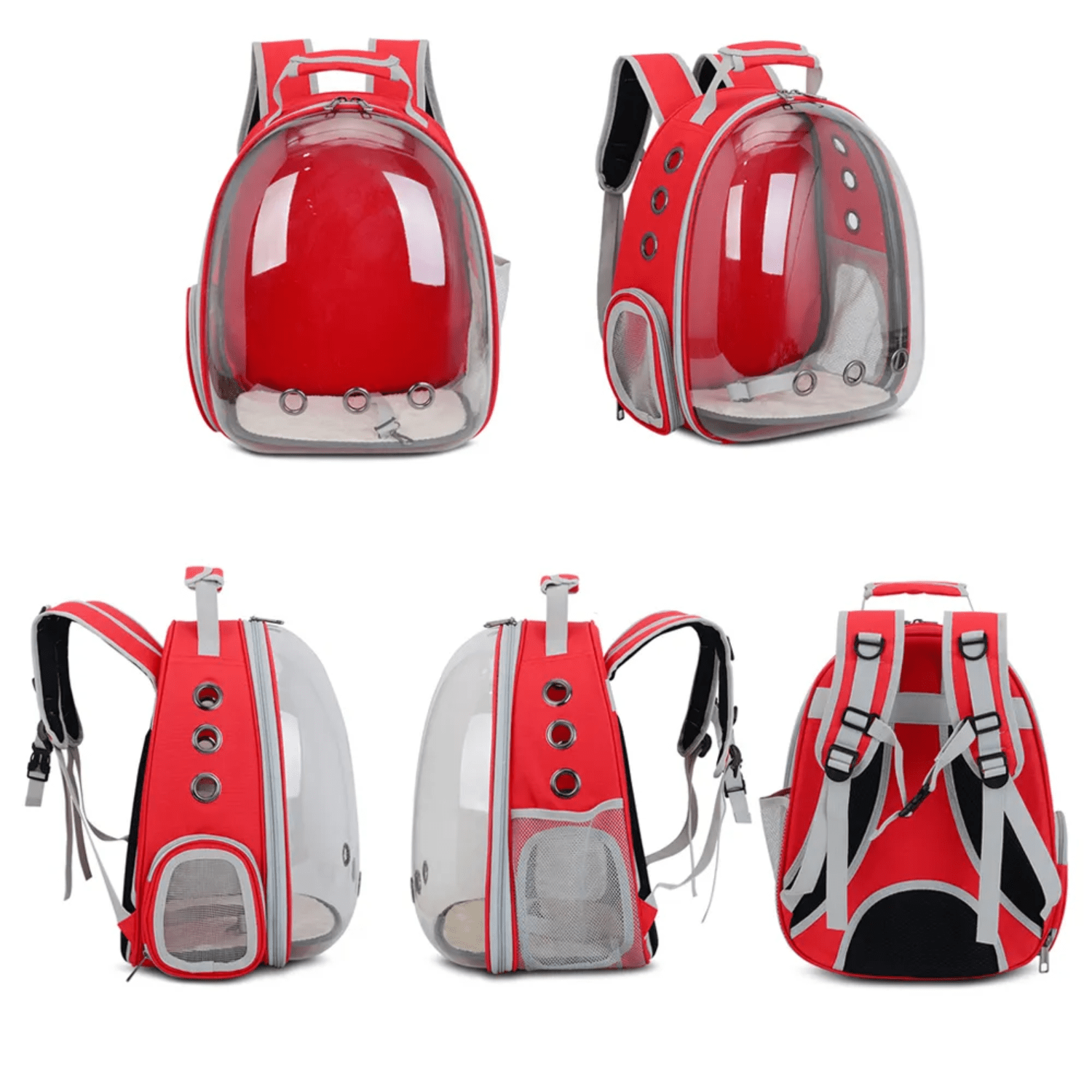 Expandable Space Capsule Backpack - Model 1 (Red)