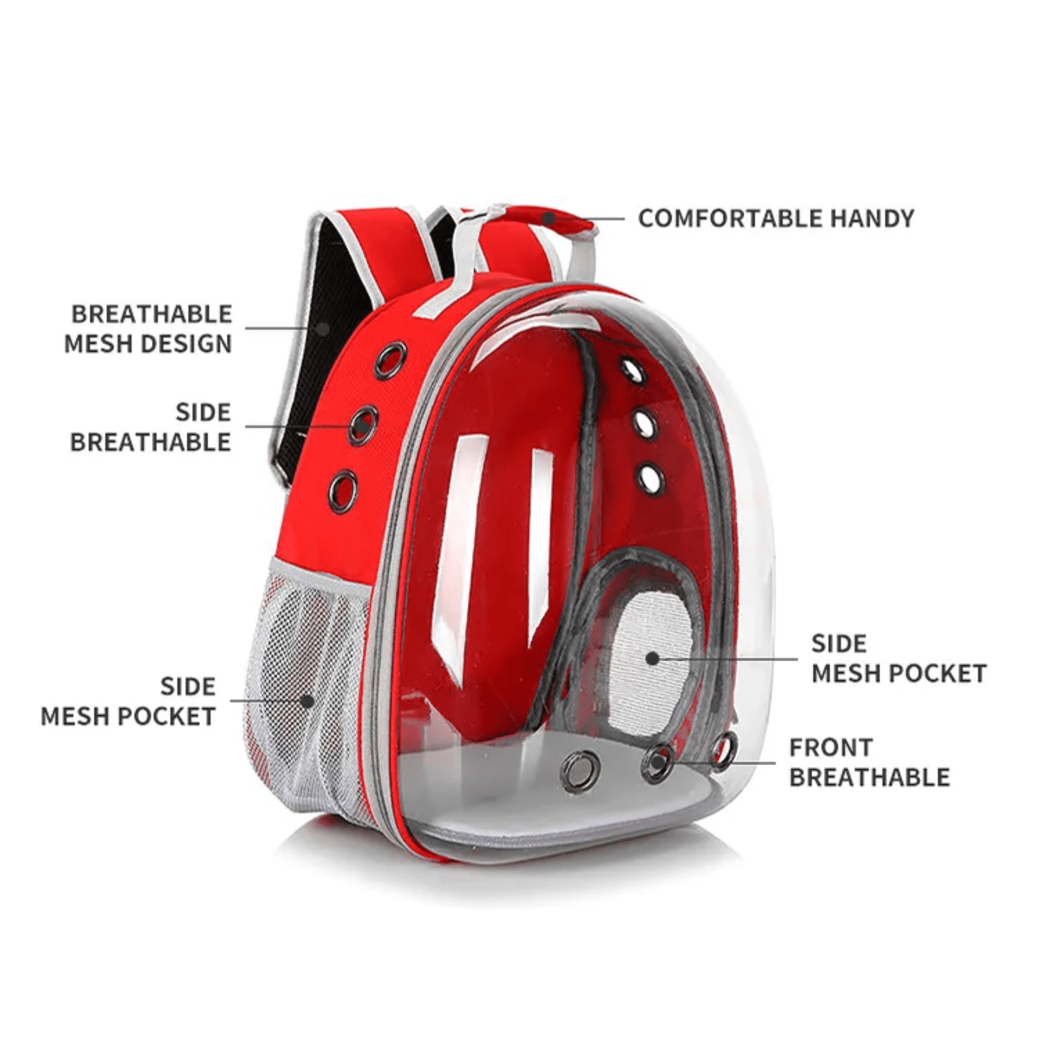 Expandable Space Capsule Backpack - Model 1 (Red)