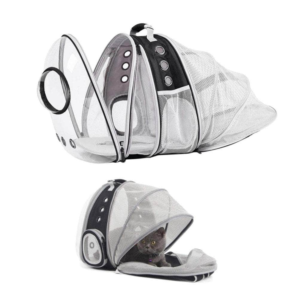 Expandable Space Capsule Backpack - Model 2 (Black)