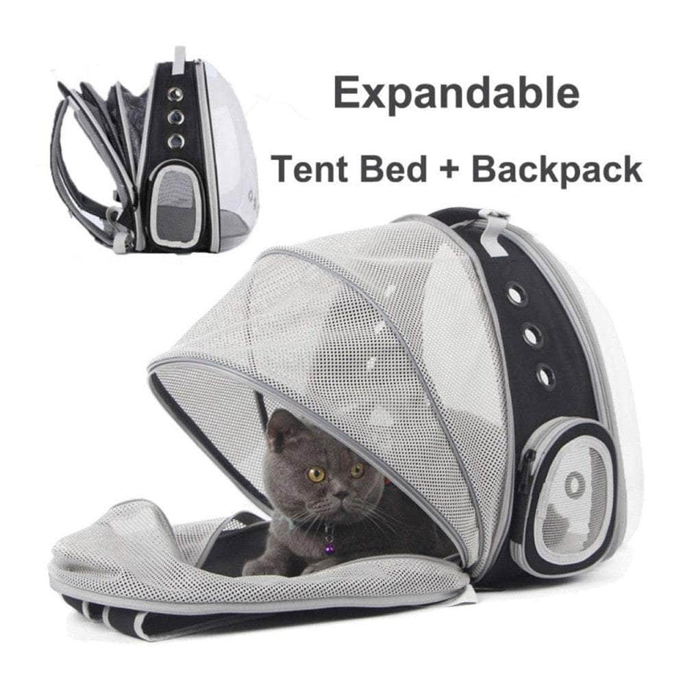 Expandable Space Capsule Backpack - Model 2 (Black)