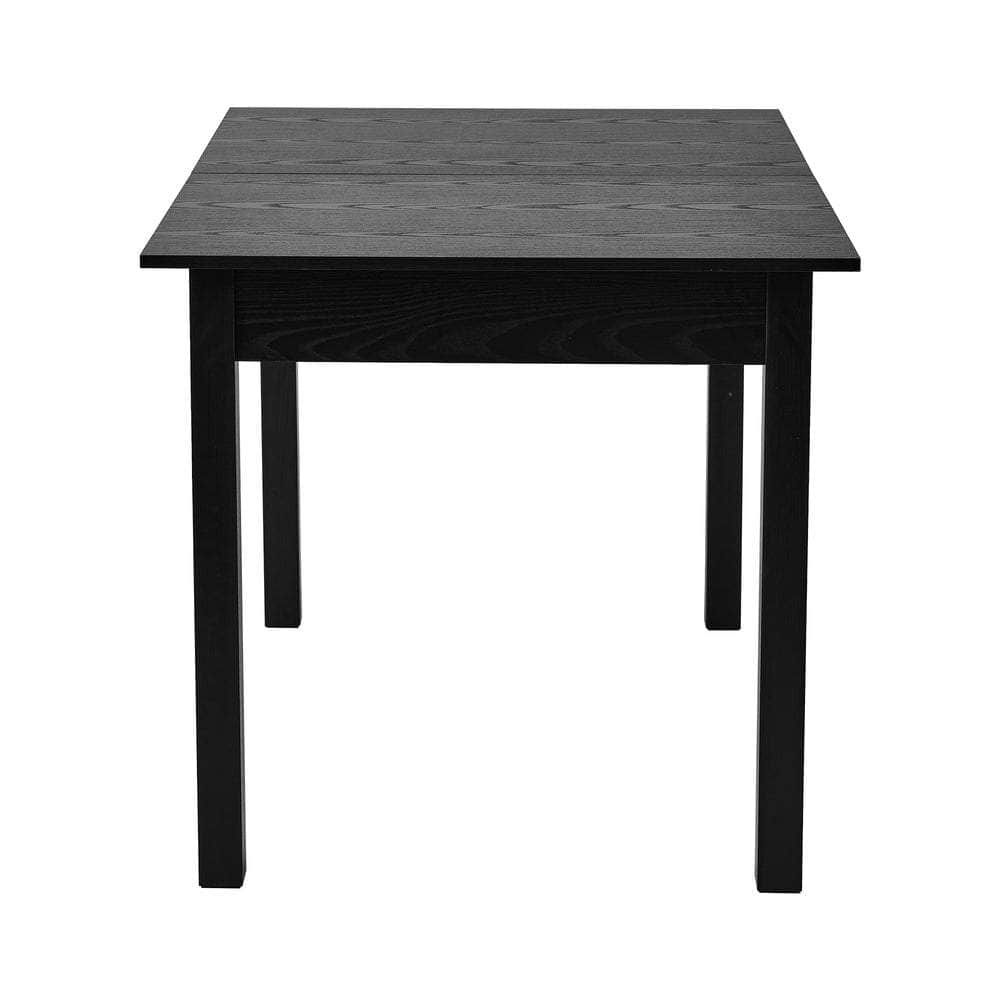 Extendable Dining Table 1.2-1.6m Wooden Kitchen Table Black