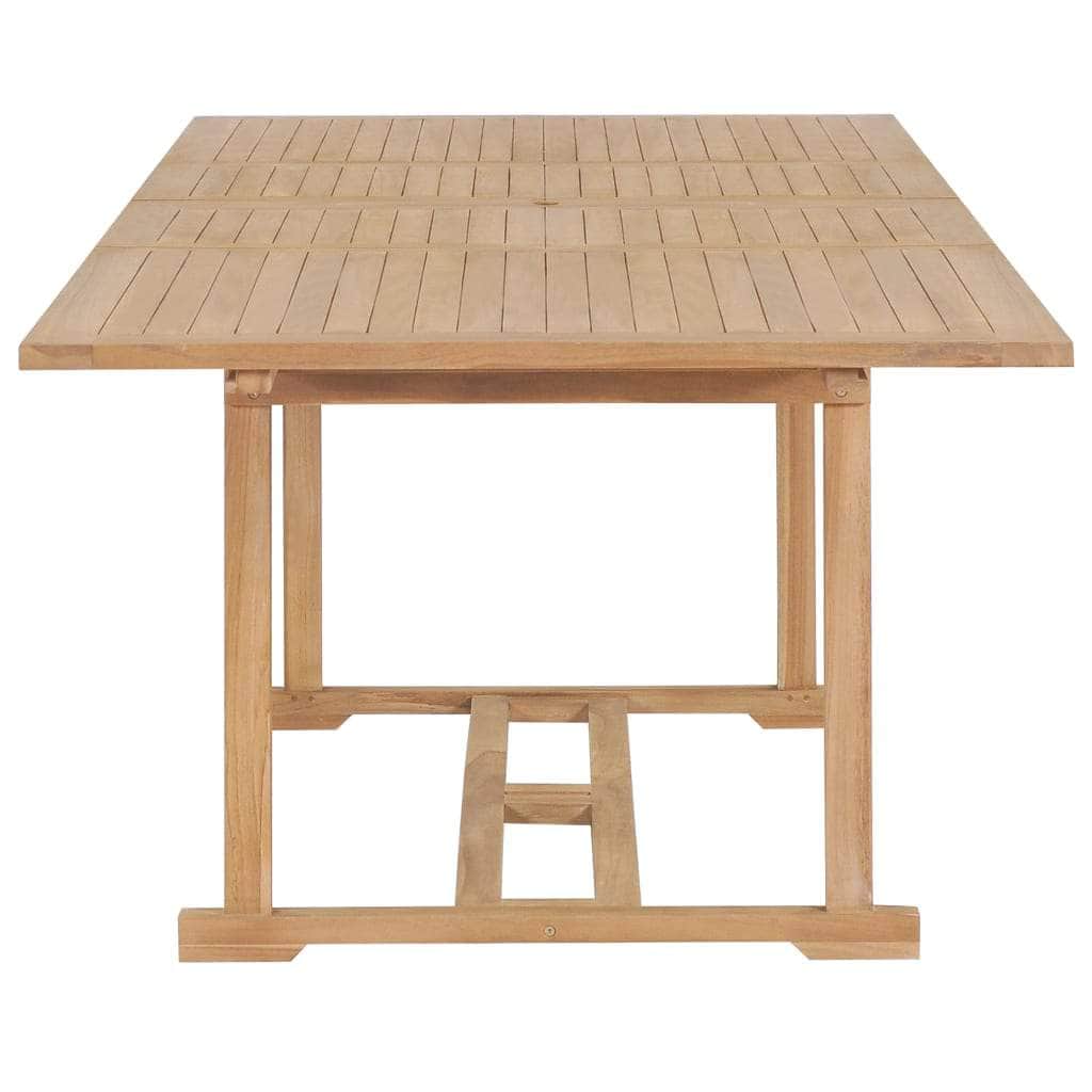Extending Garden Table - Solid Teak Wood