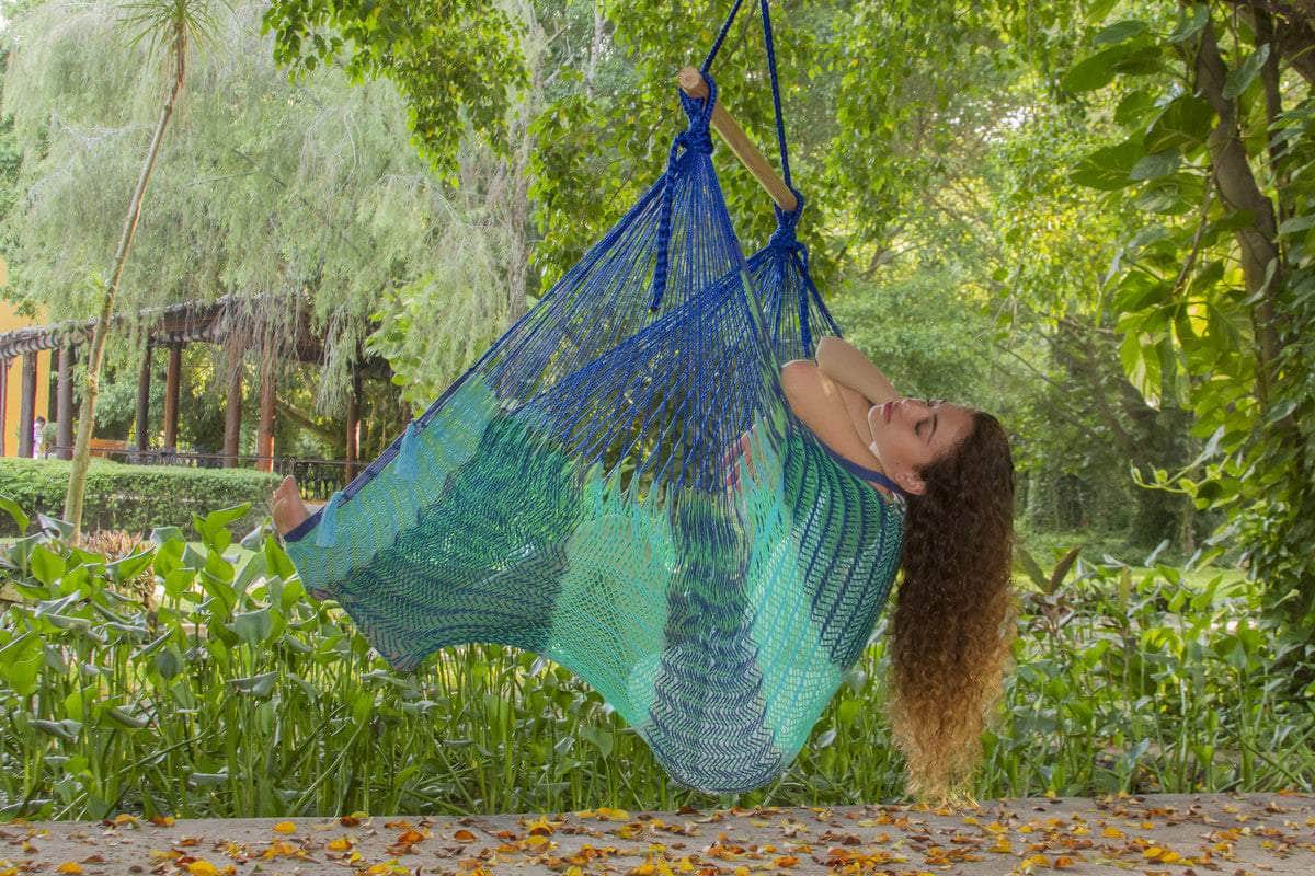 Extra Large Mexican Hammock Chair - Caribe Color
