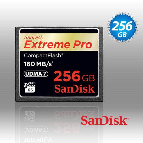 Extreme Pro Cfxp 256Gb Compactflash 160Mb/S (Sdcfxps-256G)