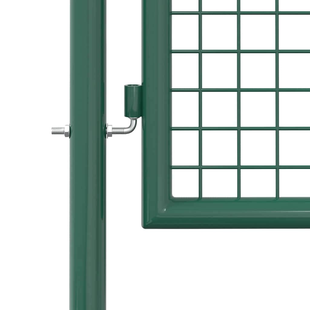 Fence Gate Steel Green