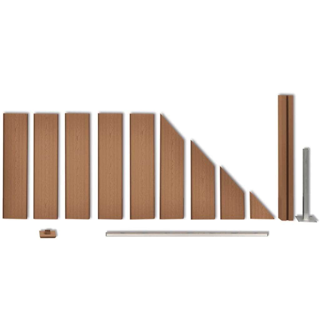 Brown colour - Fence Panel Brown