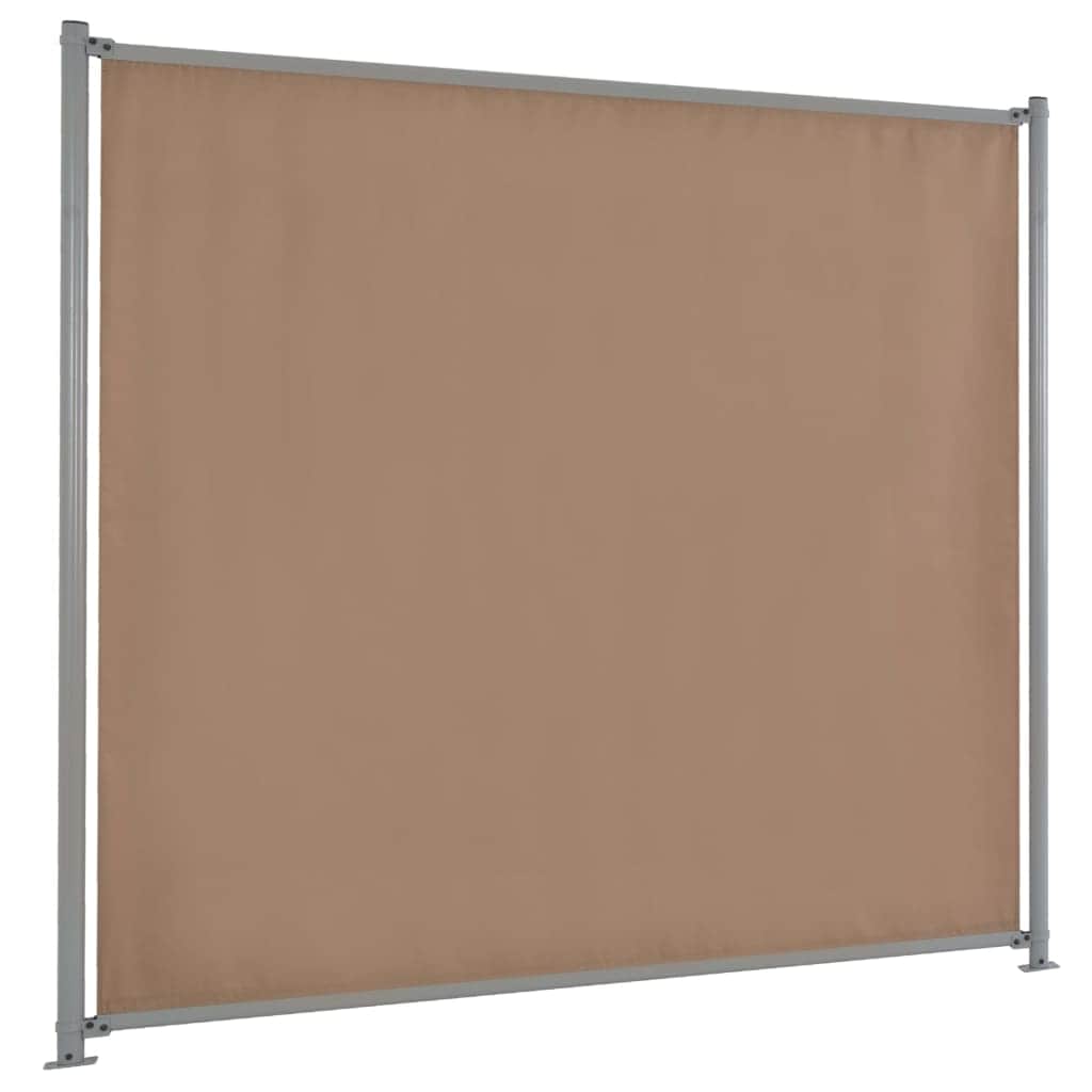 Fence Panel with 2 Posts Fabric  Taupe