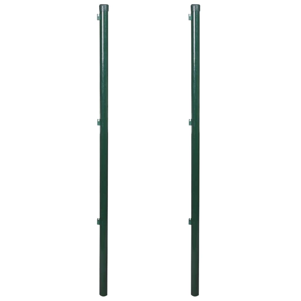Fence Posts 2 pcs 115 cm - Fence Posts & Rails