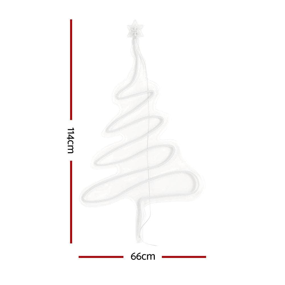 Festive Glow 114cm Christmas Lights Motif LED Tree Decoration