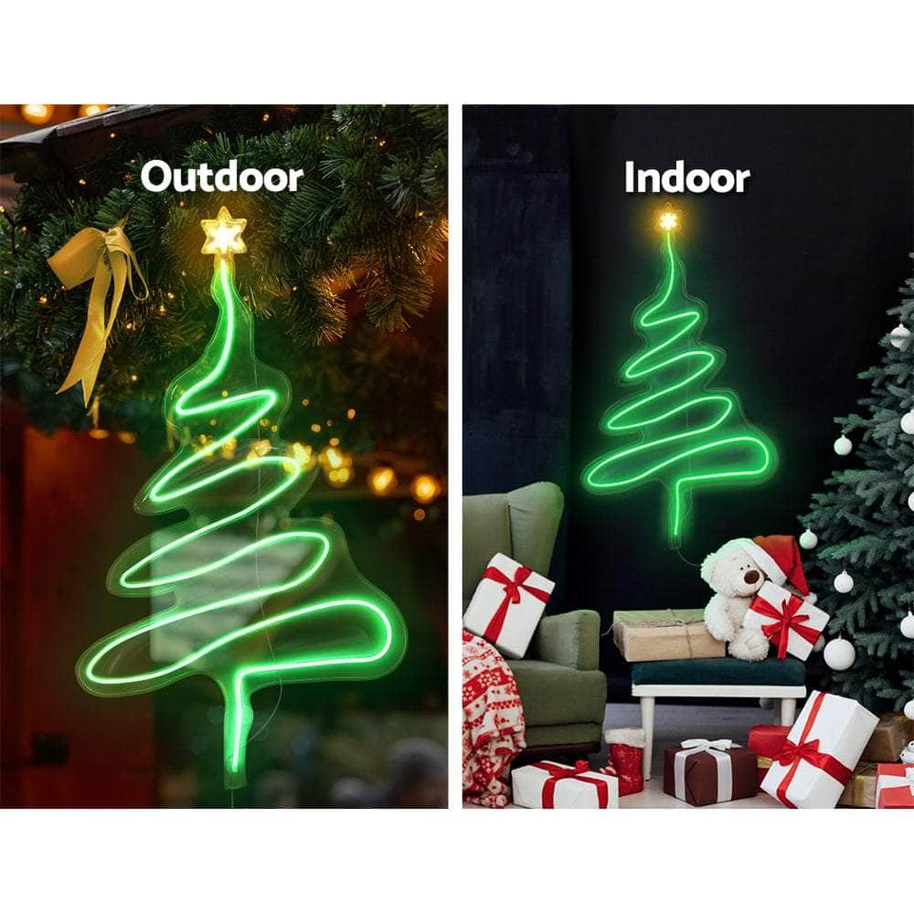Festive Glow 114cm Christmas Lights Motif LED Tree Decoration