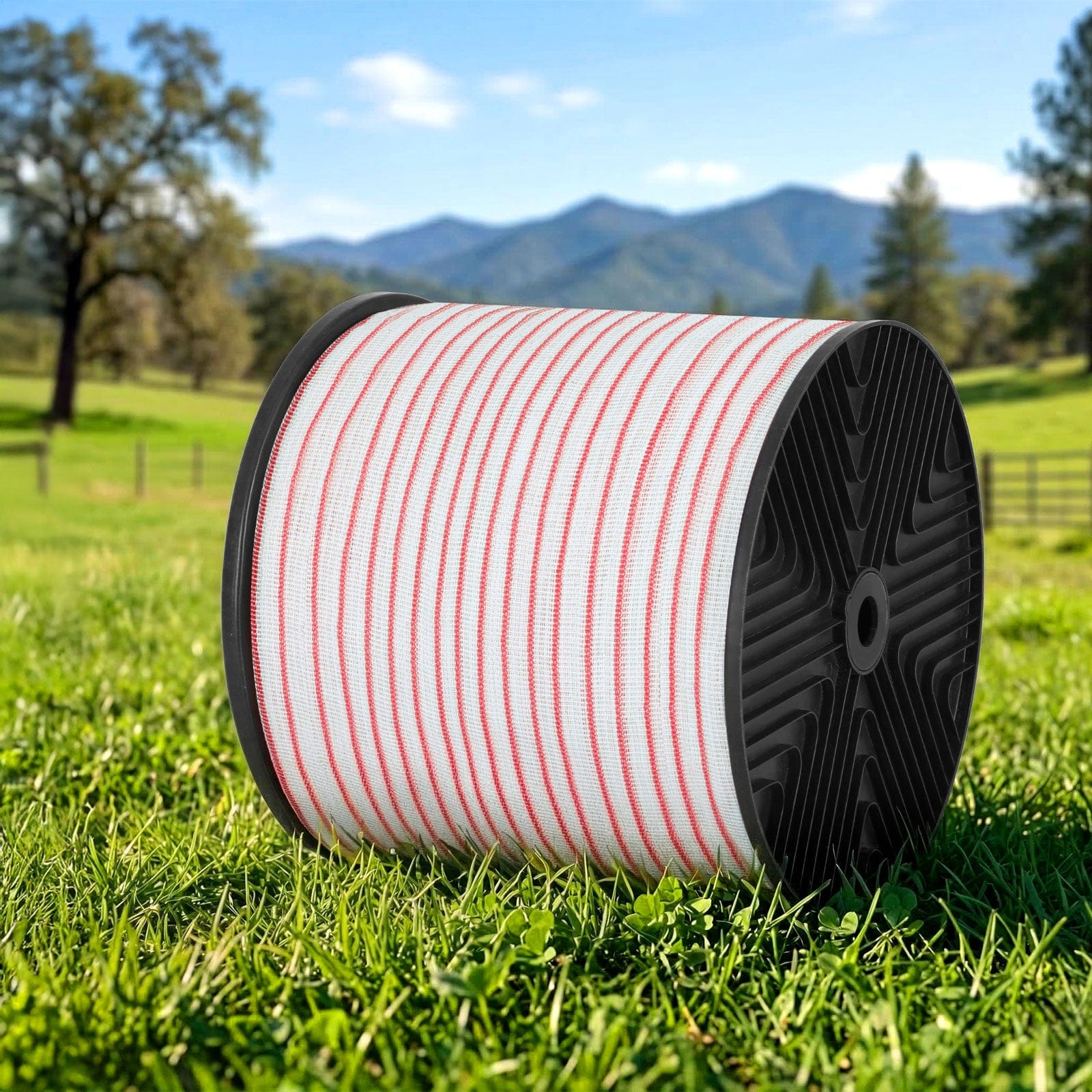 Red colour - Electric Fence Tape Polytape 400M Electric Fence Wire Red White