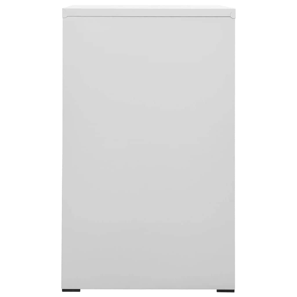 File Cabinet with 3 Drawers Grey 102,5 cm Steel