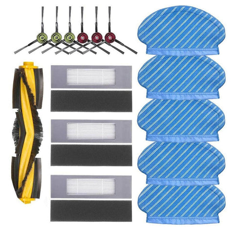 Filters Side Brushes Mop Cloths Accessories Kit