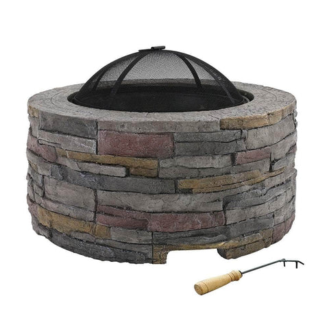 Fire Pit Outdoor Table Charcoal