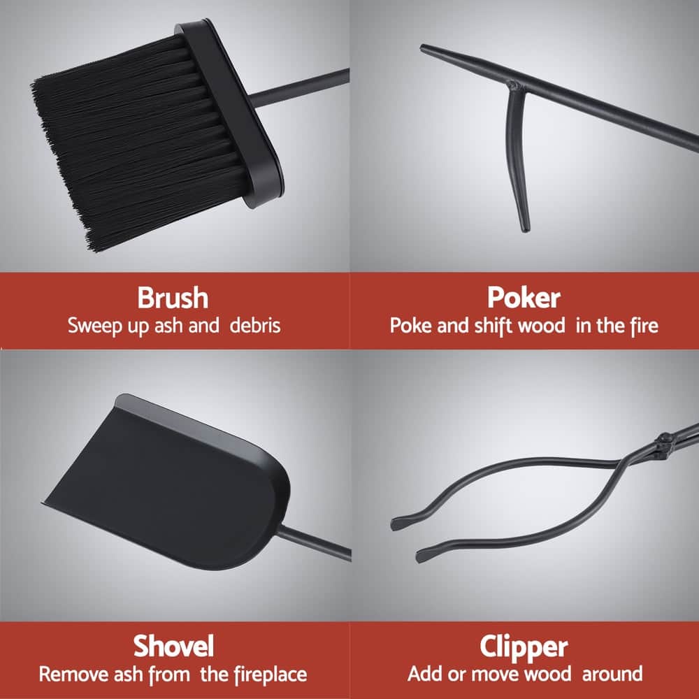 Fire Pit Tool Set 5 Pcs