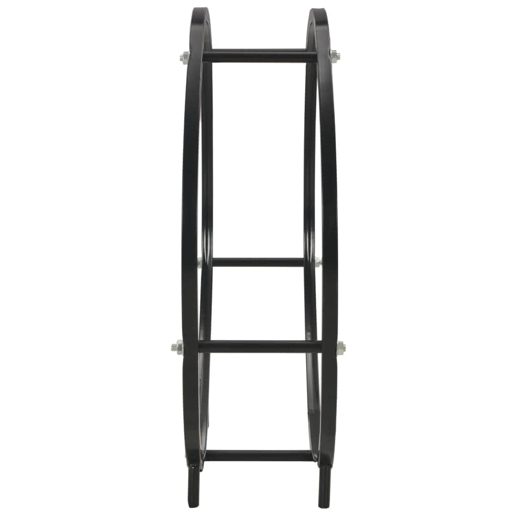 Firewood Rack Black Steel - Simple deals