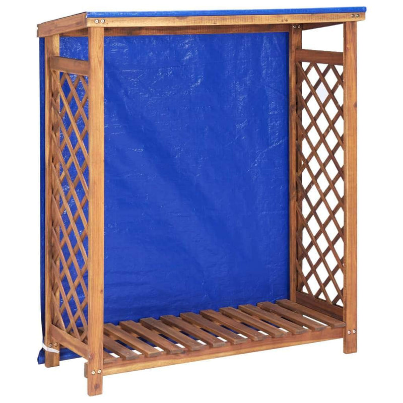 Firewood Storage Shed  Solid Acacia Wood
