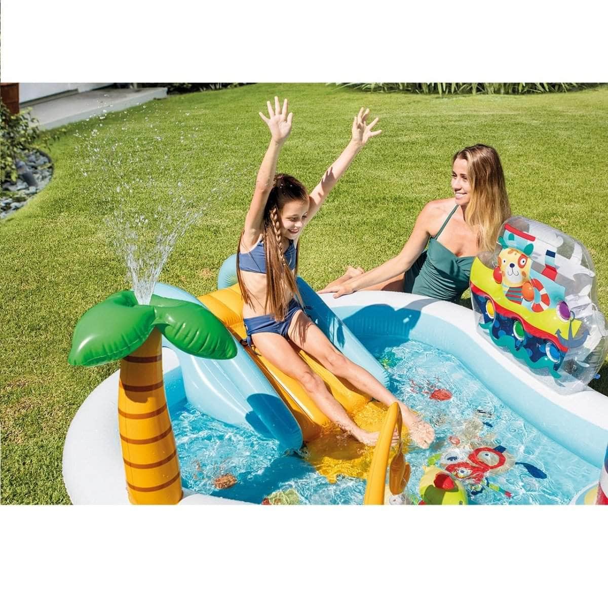 Fishing Fun Play Center Inflatable Kiddie Pool 57162Np
