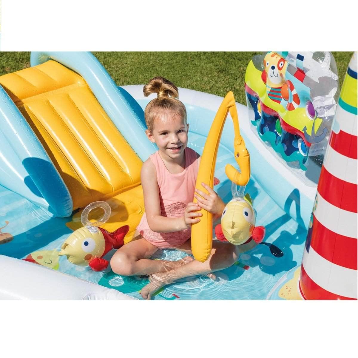 Fishing Fun Play Center Inflatable Kiddie Pool 57162Np