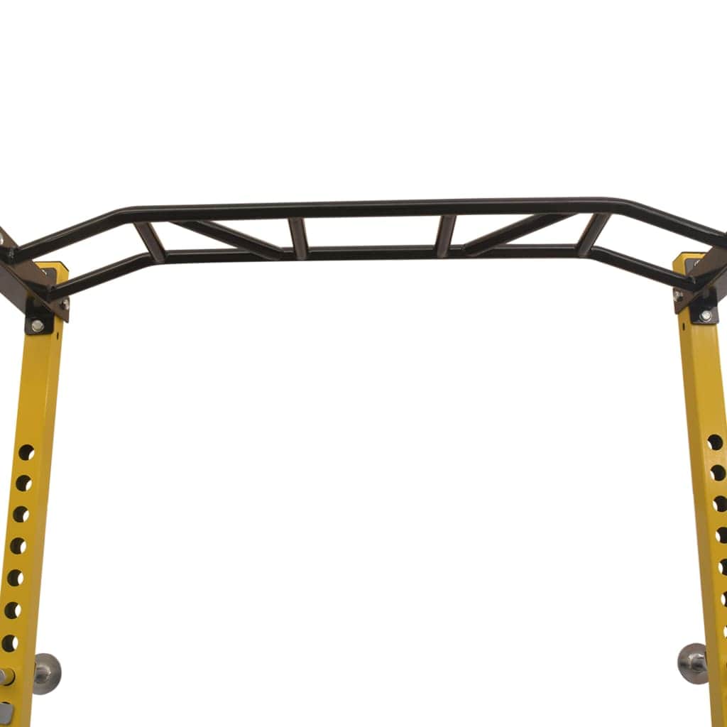 Fitness Power Rack Yellow and Black
