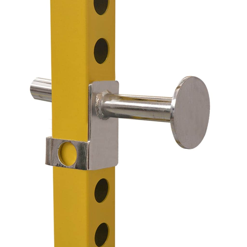 Fitness Power Rack Yellow and Black