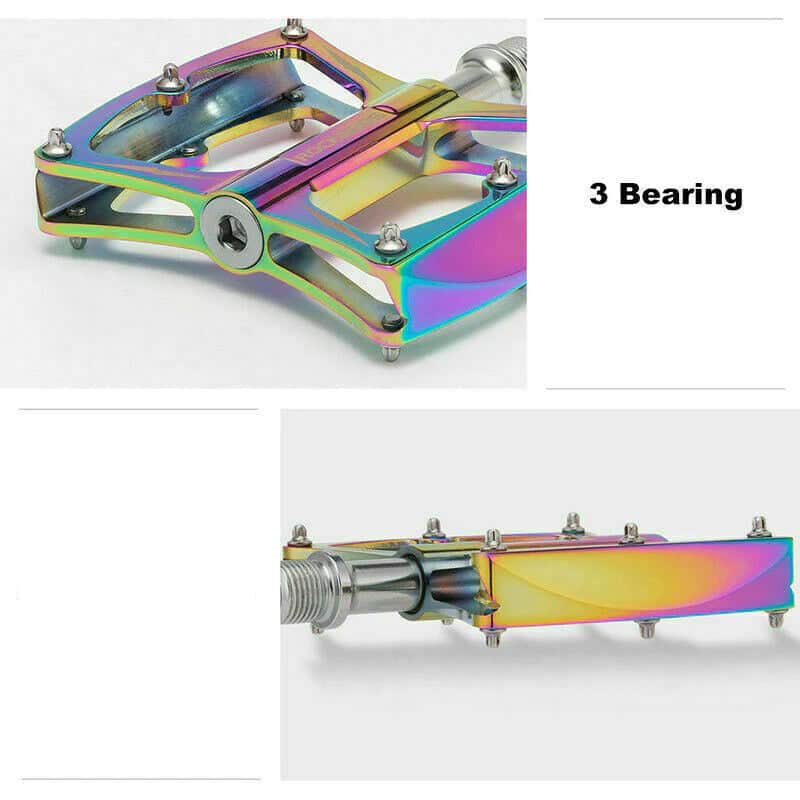 Flat Pedal Butterfly Bmx Mtb Ultralight 156G Multi Colour Tri Bearing