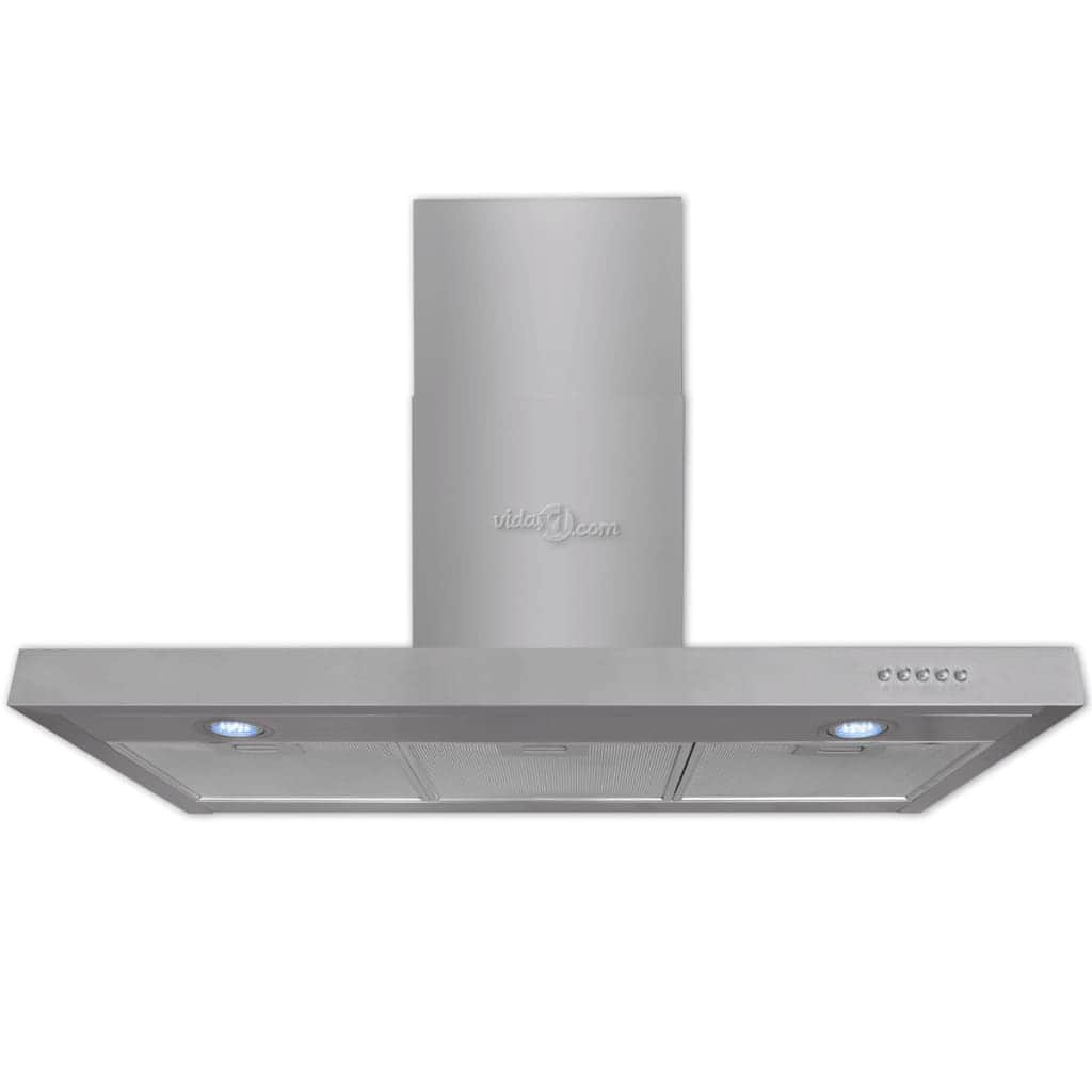 Flat Stainless Range Hood 900 mm