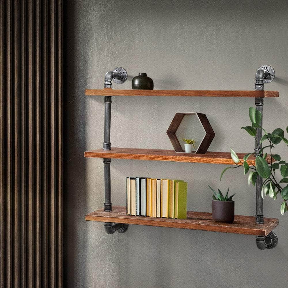 Floating Diy Pipe Shelf 3 Tiers - Issa
