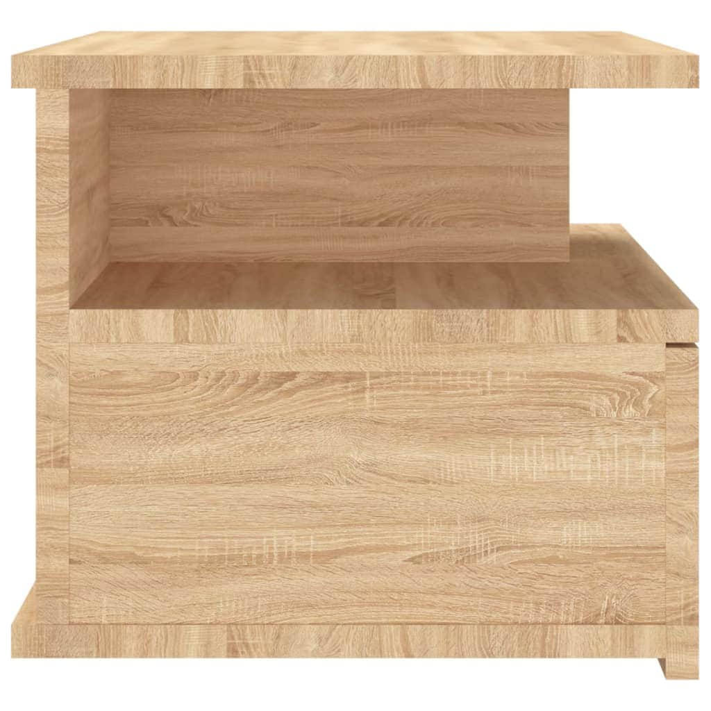 Floating Nightstand Sonoma Oak Chipboard
