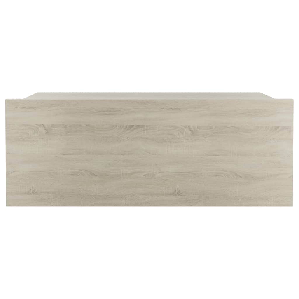 Floating Nightstands 2 pcs Sonoma Oak Chipboard