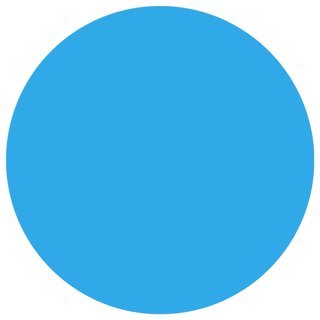 Floating Round PE Solar Pool Film 250 cm Blue