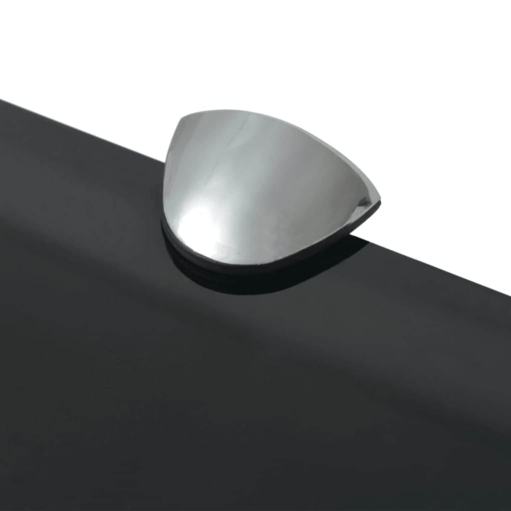 Floating  Shelf Glass  Black