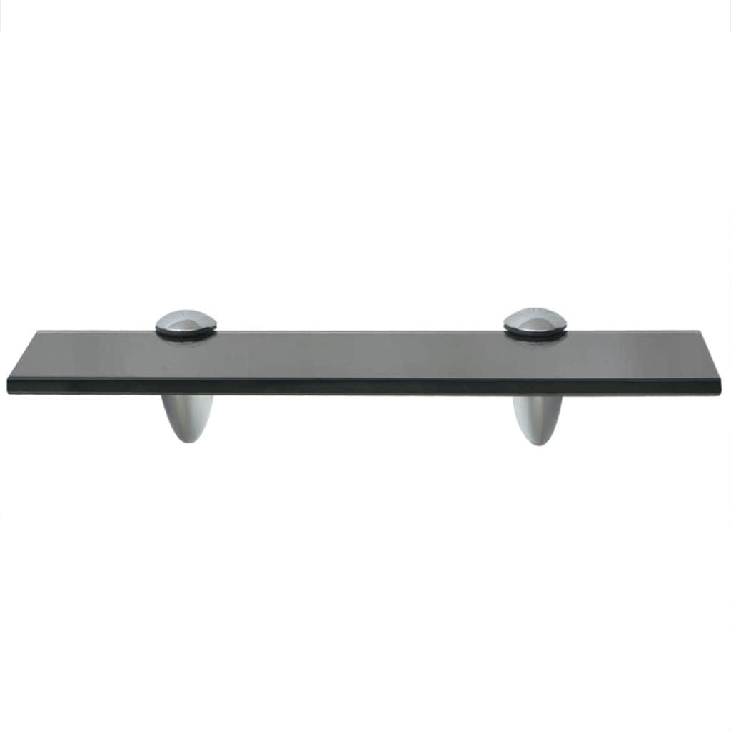 Floating Shelf Glass - Black