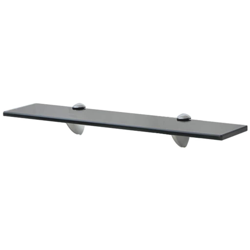 Floating Shelf Glass, Black on Afterpay | ZipPay | LayBuy | Klarna