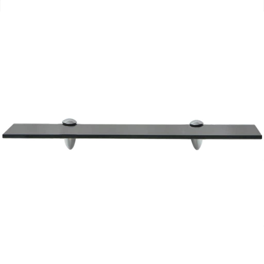 Floating Shelf Glass, Black