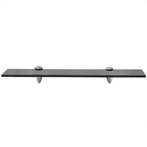 Floating Shelf Glass, Black