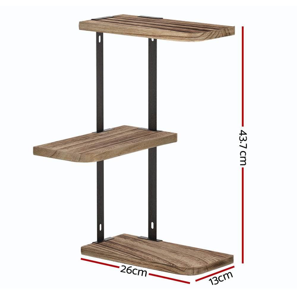 Floating Wall Shelf 3 Tier