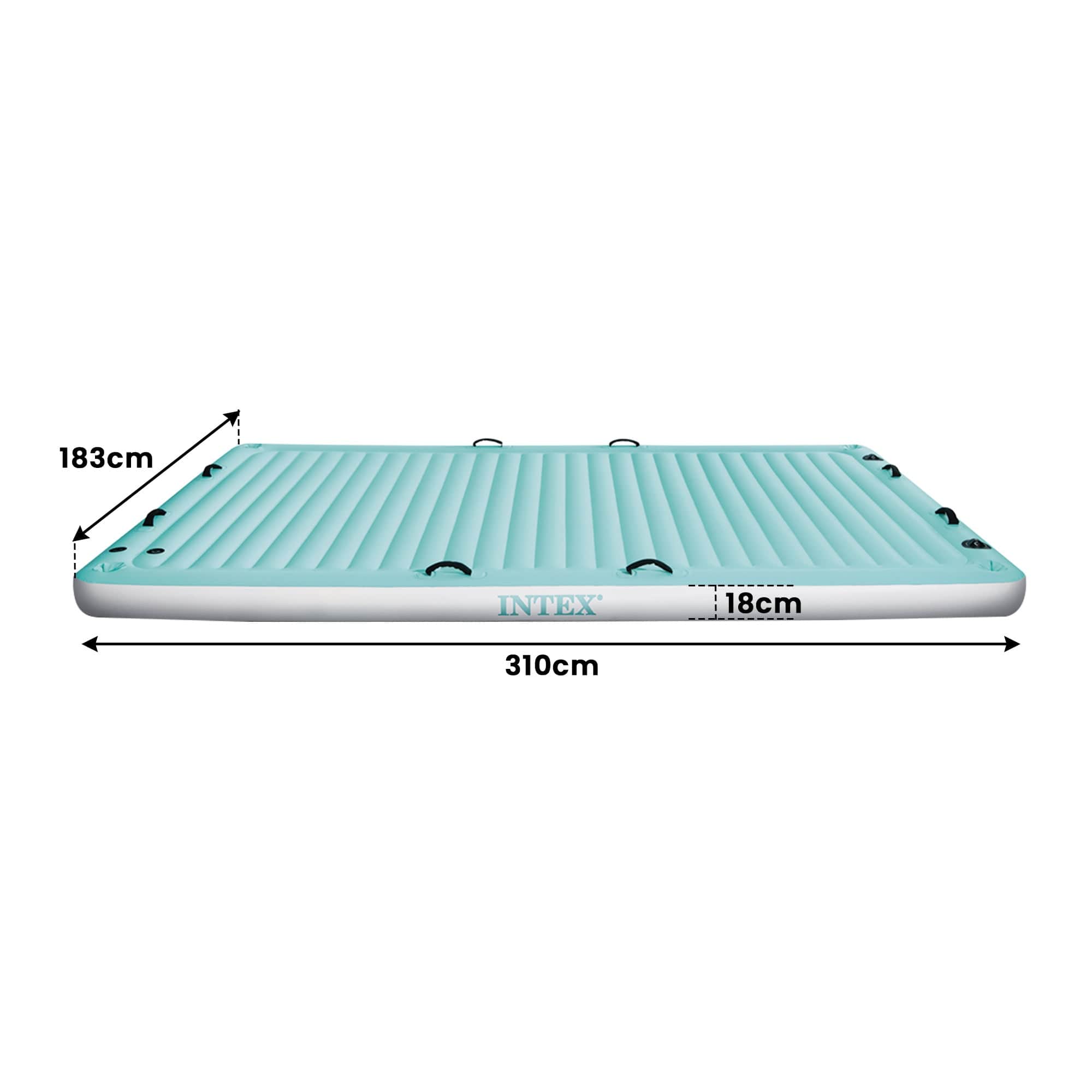 Floating Water Lounge Inflatable Pool Raft Relax Summer Fun