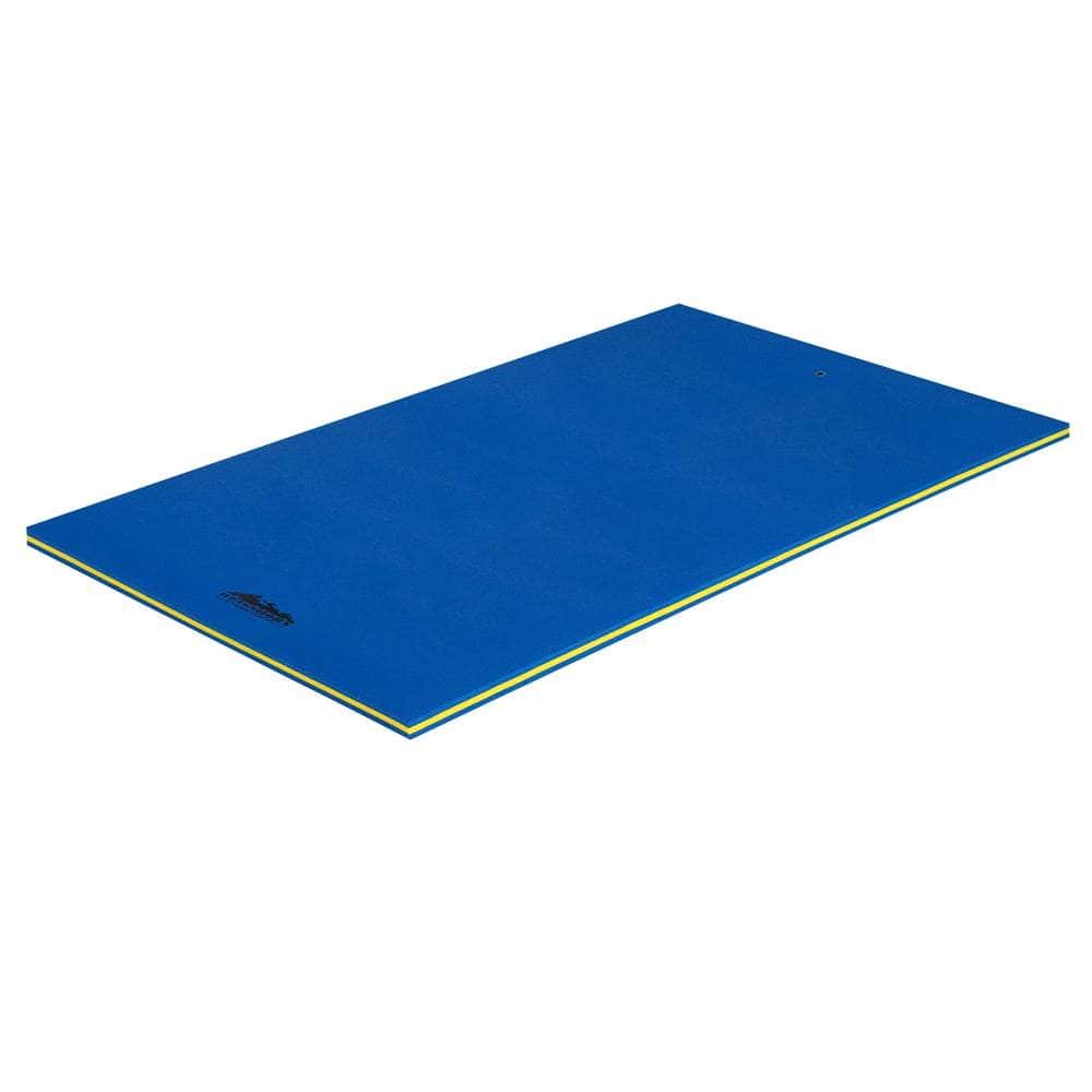 Floating Water Mat 3.5x1.8m Foam Pad Swimming Pool Platform Blue with Pool Toys & Inflatables