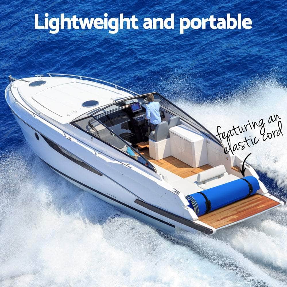 Floating Water Mat 3.5x1.8m Foam Pad Swimming Pool Platform Blue | Pool Toys & Inflatables - photo 13